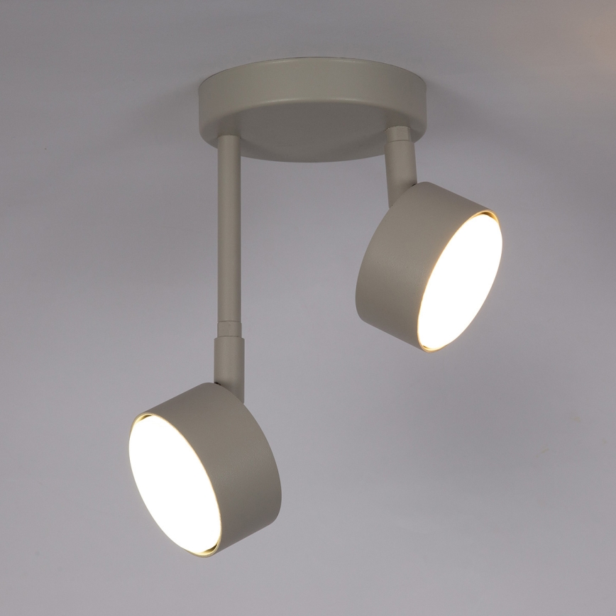 Lámpara colgante NEMO 2xGX53/12W/230V beige