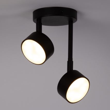 Lámpara colgante NEMO 2xGX53/12W/230V negro