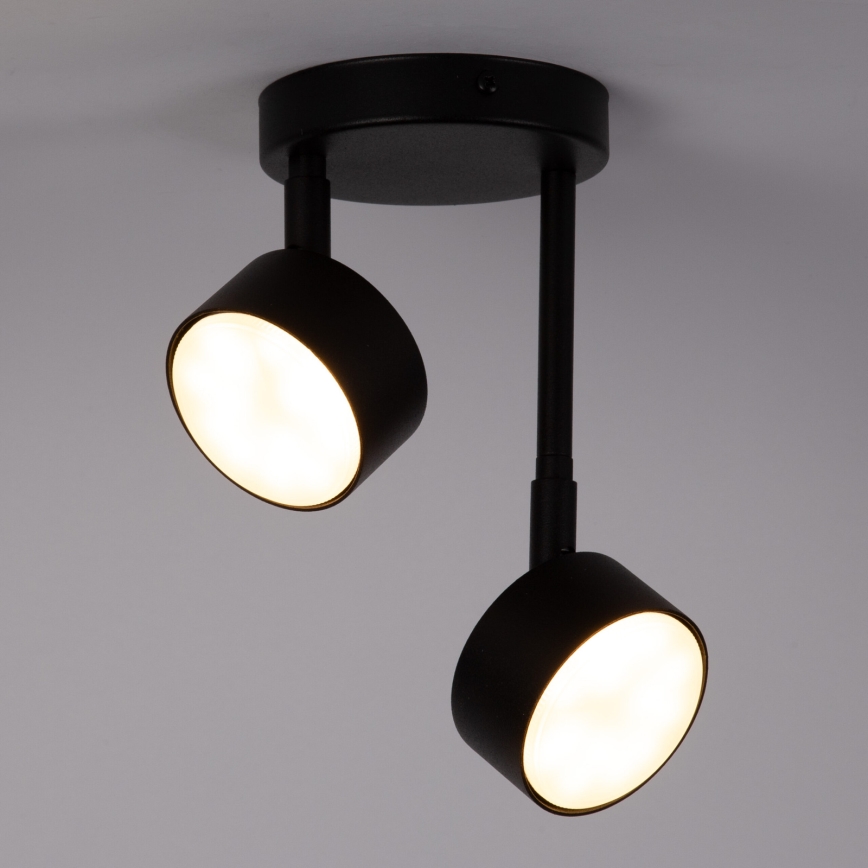 Lámpara colgante NEMO 2xGX53/12W/230V negro