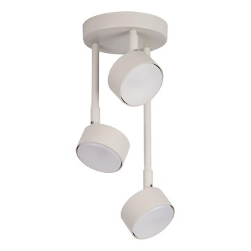 Lámpara colgante NEMO 3xGX53/12W/230V beige