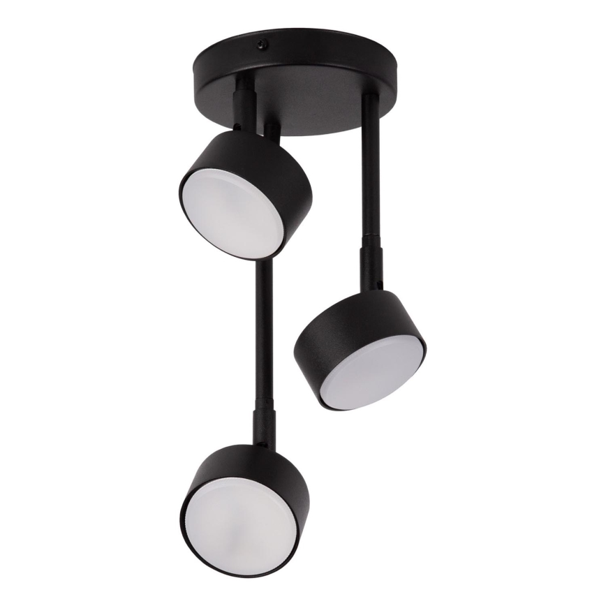 Lámpara colgante NEMO 3xGX53/12W/230V negro