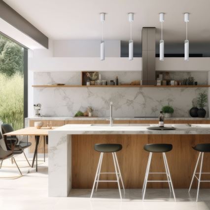 Lámpara colgante NEO 1xGU10/8W/230V blanco