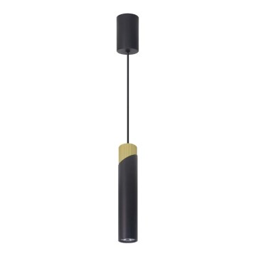 Lámpara colgante NEO 1xGU10/8W/230V negro/dorado