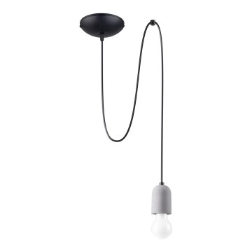 Lámpara colgante NESO 1xE27/15W/230V araña concreto
