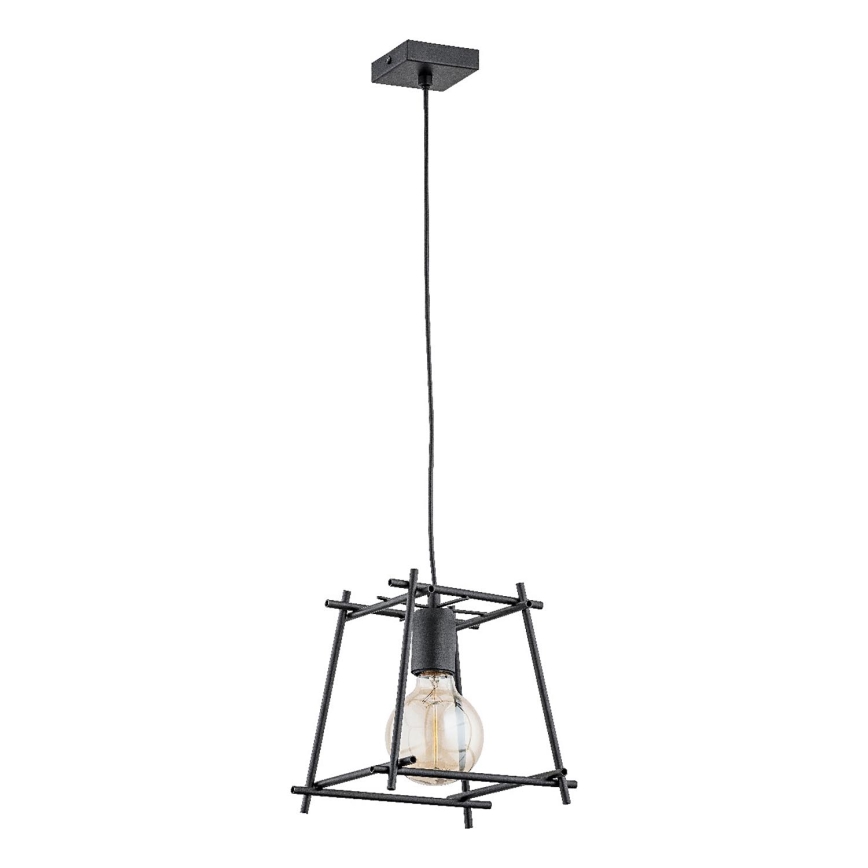 Lámpara colgante NETI 1xE27/15W/230V negro