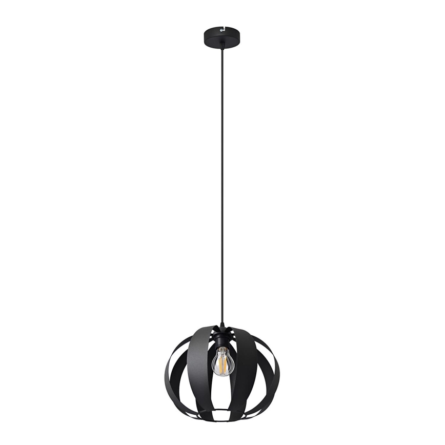 Lámpara colgante NEWTON 1xE27/15W/230V negro