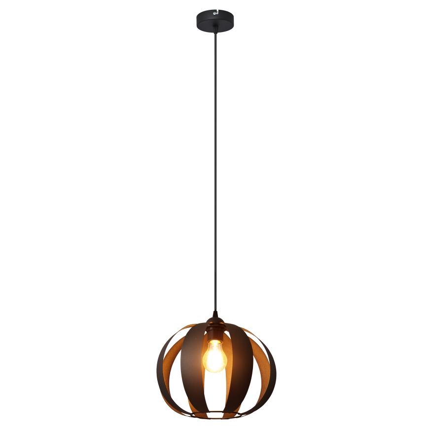 Lámpara colgante NEWTON 1xE27/15W/230V negro