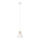 Lámpara colgante NICO 1xE27/60W/230V blanco
