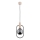 Lámpara colgante NIKI 1xE14/10W/230V negro/beige