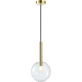 Lámpara colgante NIKO 1xG9/9W/230V diá. 20 cm dorado