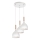 Lámpara colgante NOAK WOOD 3xE27/15W/230V blanco/haya
