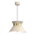 Lámpara colgante NORGE 1xE27/15W/230V beige/dorado