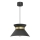 Lámpara colgante NORGE 1xE27/15W/230V negro/dorado