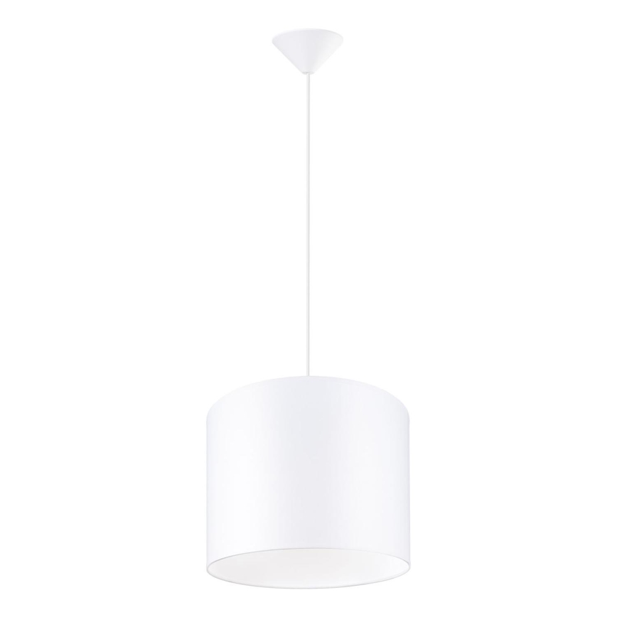 Lámpara colgante NOVA 1xE27/15W/230V diá. 30 cm blanco