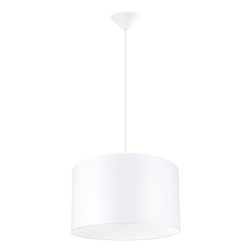 Lámpara colgante NOVA 1xE27/15W/230V diá. 40 cm blanco