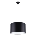 Lámpara colgante NOVA 1xE27/15W/230V diá. 40 cm negro