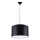 Lámpara colgante NOVA 1xE27/15W/230V diá. 40 cm negro