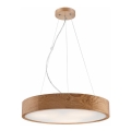 Lámpara colgante OAK 3xE27/60W/230V roble ø 47,5 cm - FSC Certificado