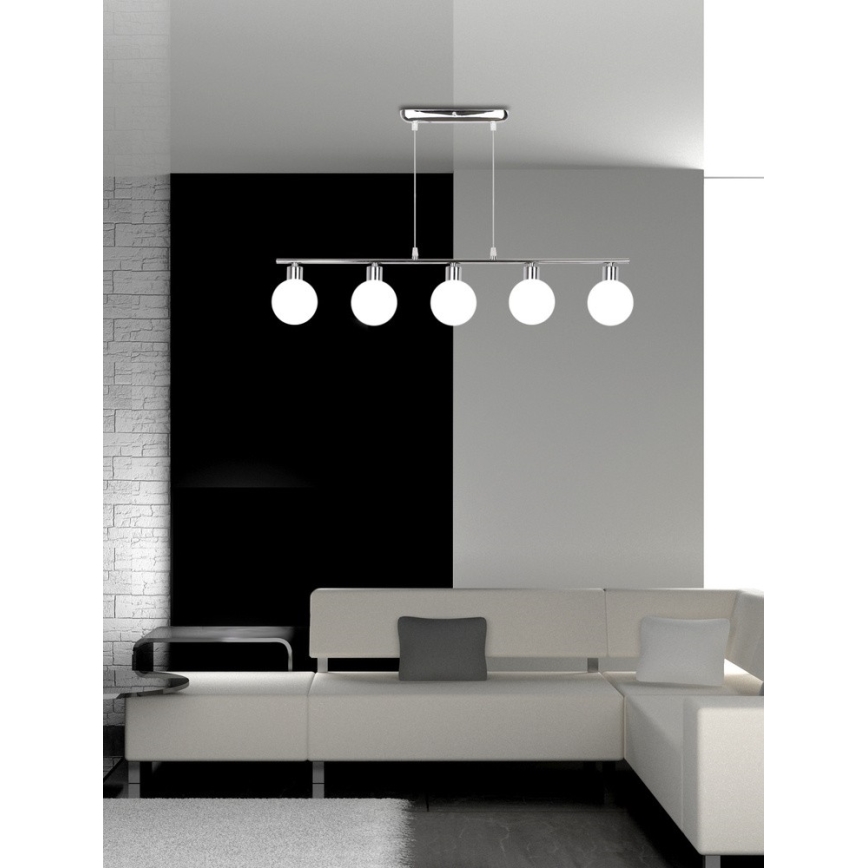 Lámpara colgante ODEN 5xG9/40W/230V