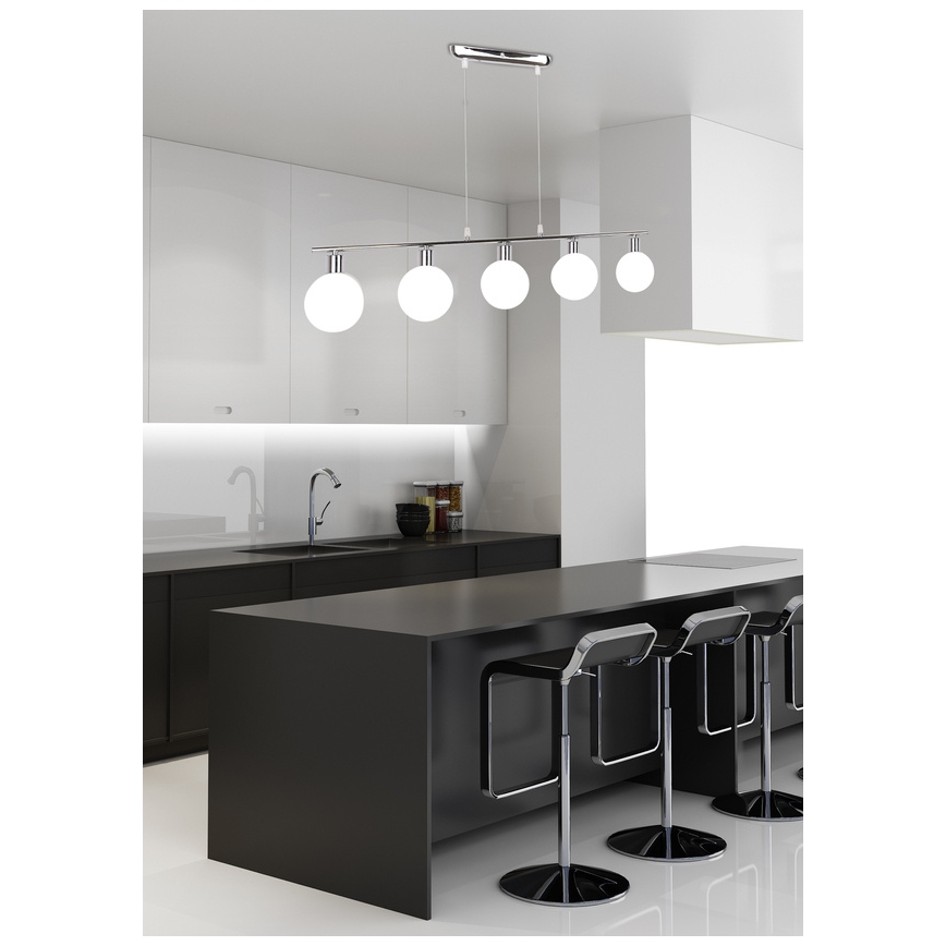 Lámpara colgante ODEN 5xG9/40W/230V