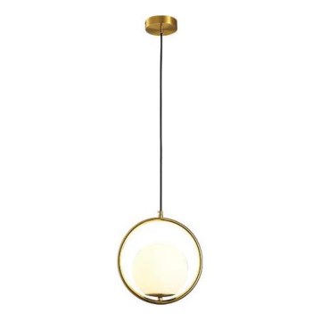 Lámpara colgante ORBA 1xE27/15W/230V latón