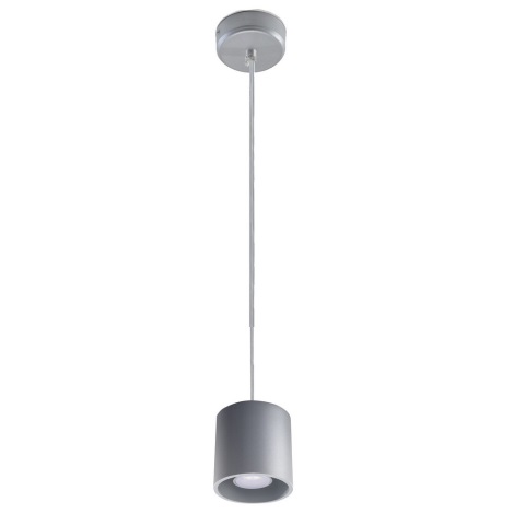 Lámpara colgante ORBIS 1 1xGU10/40W/230V gris