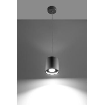Lámpara colgante ORBIS 1 1xGU10/40W/230V gris