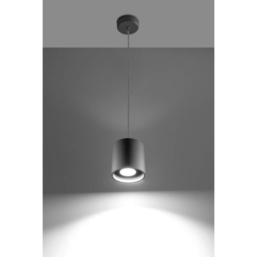 Lámpara colgante ORBIS 1 1xGU10/40W/230V gris