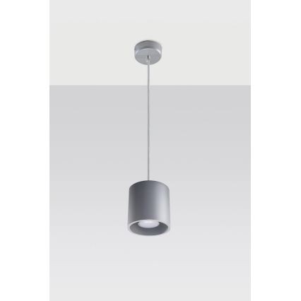 Lámpara colgante ORBIS 1 1xGU10/40W/230V gris