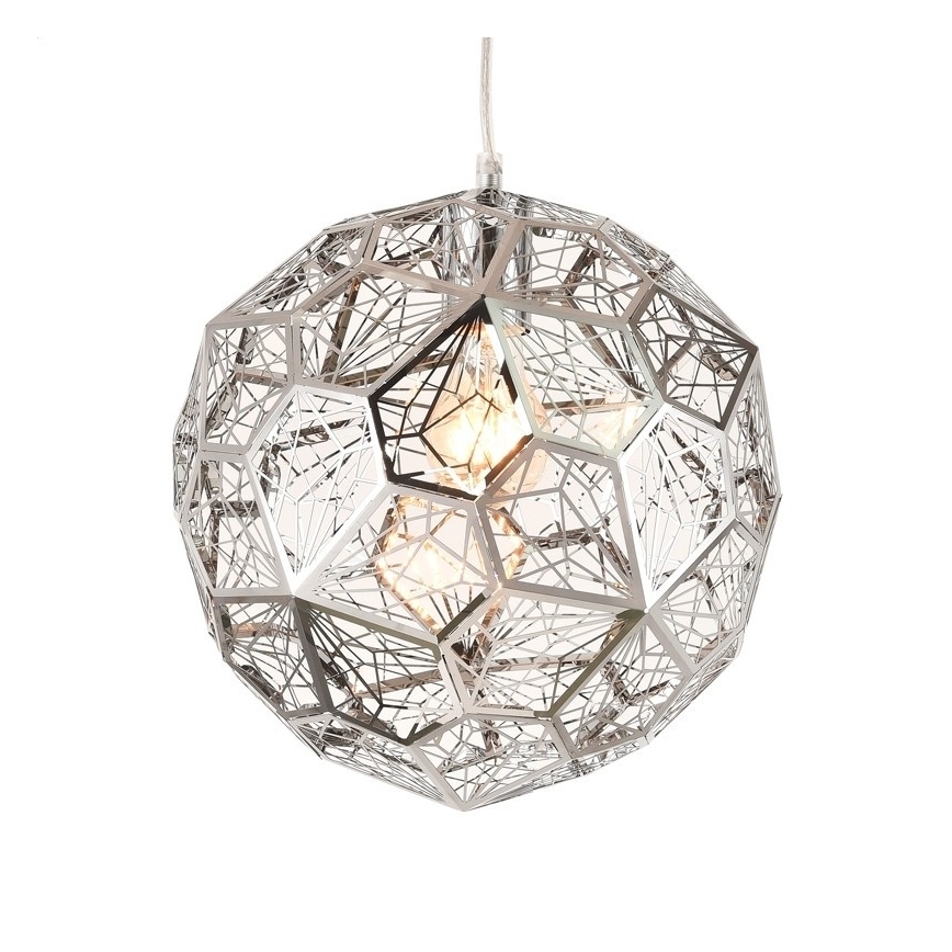 Lámpara colgante ORION 1xE27/40W/230V cromo brillante