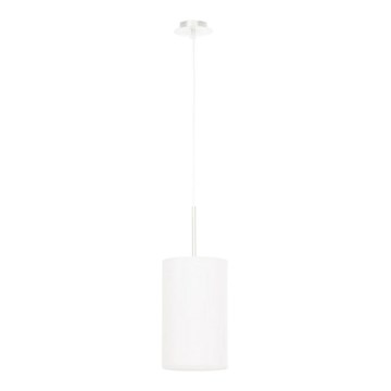 Lámpara colgante OTTO 1xE27/60W/230V diámetro 15 cm blanco