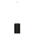 Lámpara colgante OTTO 1xE27/60W/230V diámetro 15 cm negro