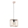 Lámpara colgante PAKO 1xE27/15W/230V beige