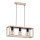 Lámpara colgante PAKO 3xE27/15W/230V beige