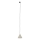 Lámpara colgante para sistema de raíles monofásico CONO 1xE27/15W/230V negro/beige