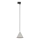 Lámpara colgante para sistema de raíles monofásico CONO 1xE27/15W/230V negro/gris