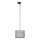 Lámpara colgante para sistema de raíles monofásico TRACER 1xE27/15W/230V diá. 30 cm negro/gris