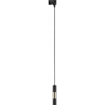 Lámpara colgante para sistema de raíles monofásico TRACER 1xGU10/10W/230V negro/dorado