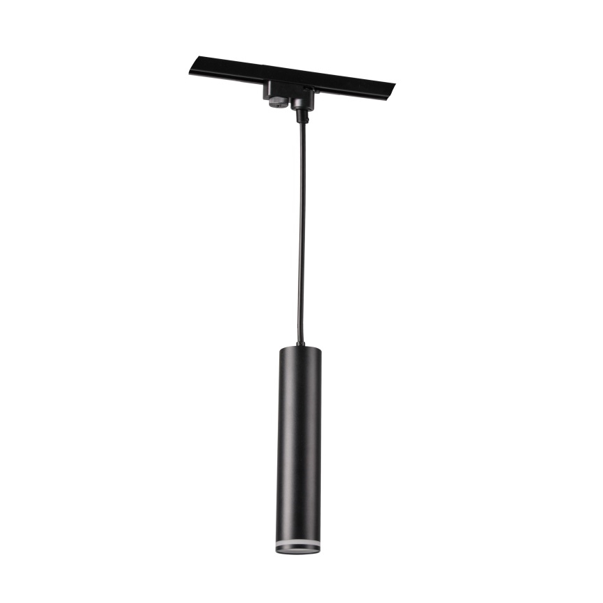 Lámpara colgante para sistema de rieles PARÍS 1xGU10/10W/230V negro