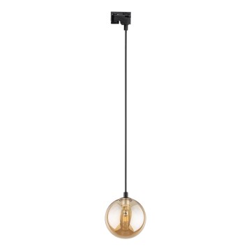 Lámpara colgante para sistema de rieles TRACER 1xG9/8W/230V negro/marrón ahumado