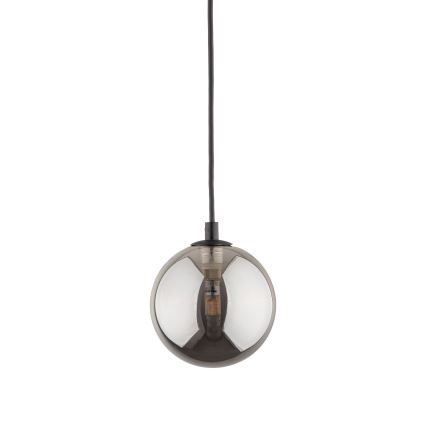 Lámpara colgante para sistema de rieles TRACER 1xG9/8W/230V negro/negro ahumado