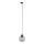 Lámpara colgante para sistema de rieles trifásico CUBUS 1xE27/15W/230V negro/negro ahumado