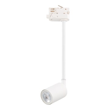 Lámpara colgante para sistema de rieles trifásico TOP 1xGU10/8W/230V blanco
