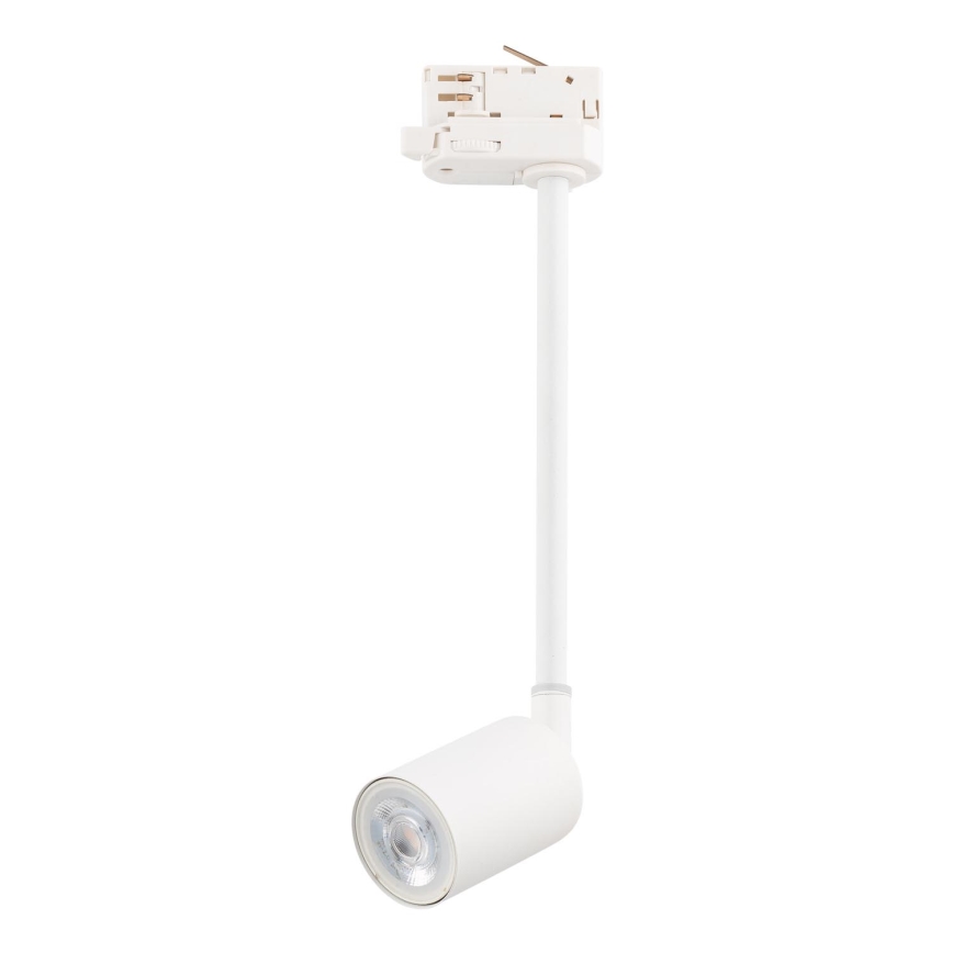 Lámpara colgante para sistema de rieles trifásico TOP 1xGU10/8W/230V blanco