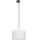 Lámpara colgante para sistema de rieles trifásico TRACER 1xE27/15W/230V diá. 38 cm negro/blanco