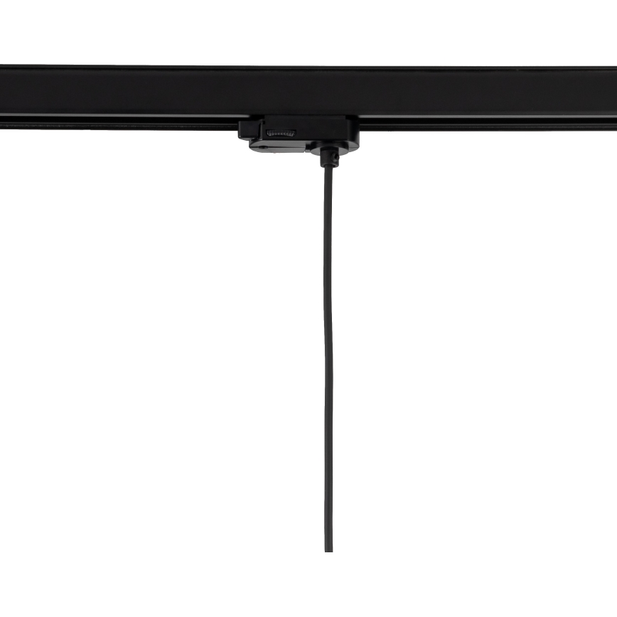 Lámpara colgante para sistema de rieles trifásico TRACER 1xE27/15W/230V diá. 38 cm negro/blanco