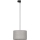 Lámpara colgante para sistema de rieles trifásico TRACER 1xE27/15W/230V diá. 38 cm negro/gris
