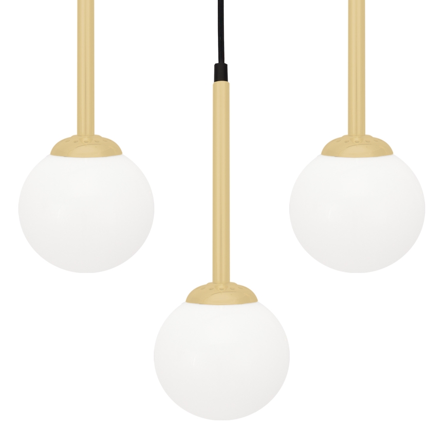 Lámpara colgante PARMA 3xE14/40W/230V negra