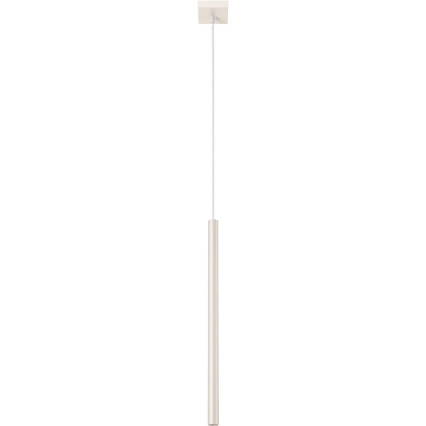 Lámpara colgante PASTELO 1xG9/8W/230V color crema
