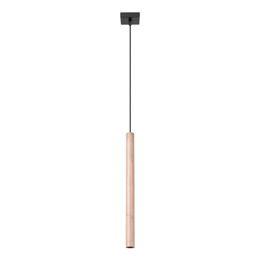 Lámpara colgante PASTELO 1xG9/8W/230V madera